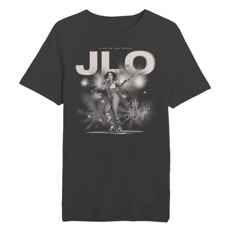 Up All Night Black & White Photo Tee