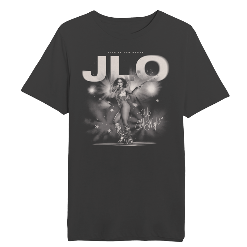 Up All Night Black & White Photo Tee