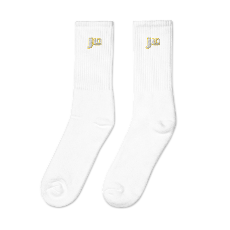 J.Lo Embroidered Socks