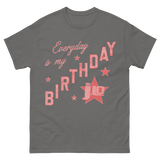 Birthday Star Gray Tee