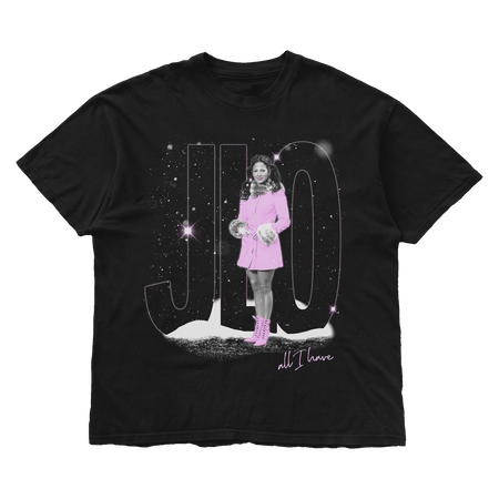 JLO Pink Coat Photo Tee