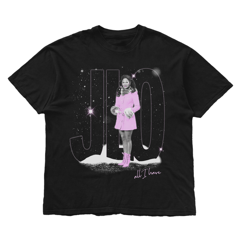 JLO Pink Coat Photo Tee