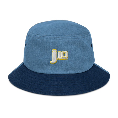 J.Lo Denim Patchwork Bucket Hat